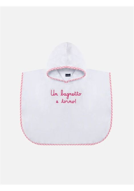 Accappatoio con stampa SAINT BARTH | BAP0001 BABY PONCHO03894H VICHY 0121